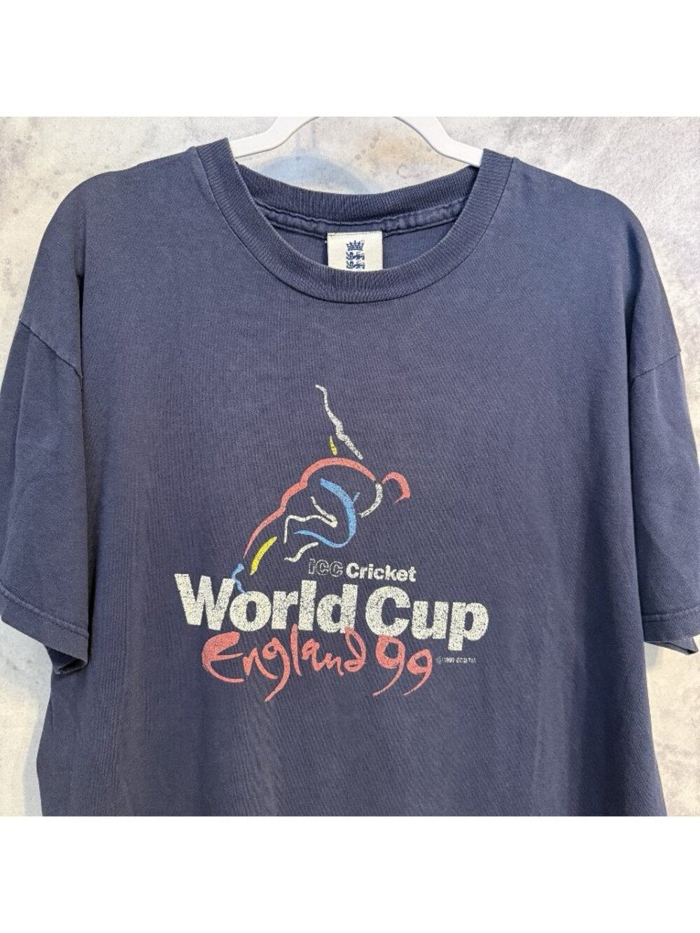 Vintage ICC Cricket World Cup England 99 T Shirt ECB Size XL